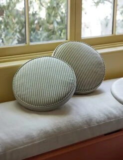 Isla Disc Pillow By Sarah Sherman Samuel 21 Isla Disc Pillow By Sarah Sherman Samuel -Home Decor Sale Lulu and Georgia 18 BistrotableBathroom 2981 Site Crop Lifestyle