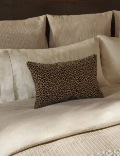 Panthera Velvet Lumbar Pillow By Scalamandre -Home Decor Sale Lulu and Georgia 19 Bedroom3 2284 Lifestyle