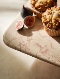 Lusine Square Marble Serving Stand -Home Decor Sale Lulu and Georgia 1 Kitchenware Tabletop 060 Site crop Lifestyle