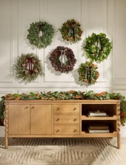 Fresh Handmade Seeded Eucalyptus Wreath -Home Decor Sale Lulu and Georgia 20230829 WreathGallery0218 Site Crop Lifestyle 8ef72a46 8cb9 4b2d b680 a10c8ed463b2