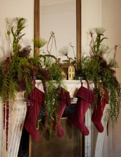 Elodie Mantel Houses (Set Of 2) -Home Decor Sale Lulu and Georgia 2 LivingRoomll Holiday 368 Site Crop Lifestyle