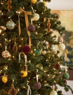 Joelle Handpainted Ornaments (Set Of 2) -Home Decor Sale Lulu and Georgia 2 LivingRoomll Holiday 470 Site Crop Lifestyle 04043751 0f64 4645 b544 c917d0bef3af