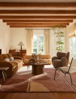 Amalfi Hand-Knotted Wool Rug By Aimee Song -Home Decor Sale Lulu and Georgia 2 Living Room Aimee Song Home Tour5204 Lifestyle