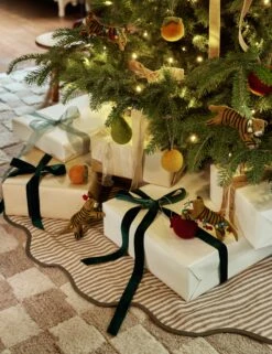 Felt Tiger Trio Ornaments (Set Of 3) By Sarah Sherman Samuel 14 Felt Tiger Trio Ornaments (Set Of 3) By Sarah Sherman Samuel -Home Decor Sale Lulu and Georgia 2 TreeVignette 0182 Site Crop Lifestyle