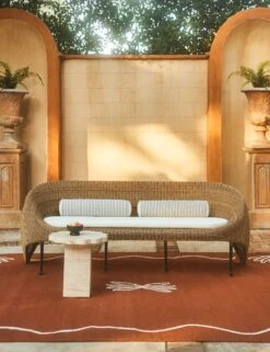 Littu Indoor / Outdoor Striped Bolster Pillow By Sarah Sherman Samuel -Home Decor Sale Lulu and Georgia 3 SSSVignette 599 V1 Site Crop Lifestyle daccce44 d2ec 4ef8 88c9 36b99e0c8dda