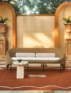 Littu Indoor / Outdoor Striped Bolster Pillow By Sarah Sherman Samuel -Home Decor Sale Lulu and Georgia 3 SSSVignette 599 V2 Site Crop Lifestyle