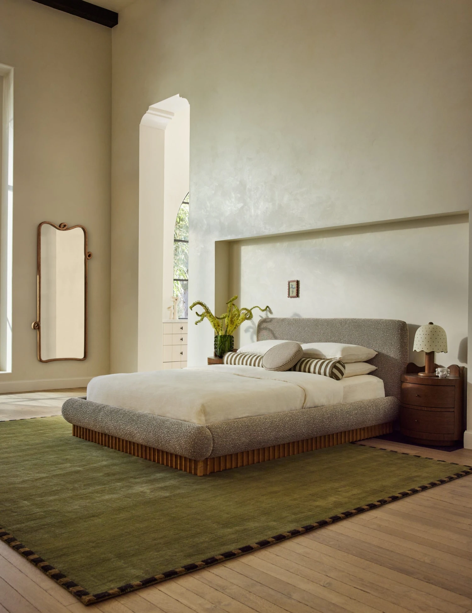 Looped Wood Full Length Mirror By Sarah Sherman Samuel 5 Looped Wood Full Length Mirror By Sarah Sherman Samuel - Image 3