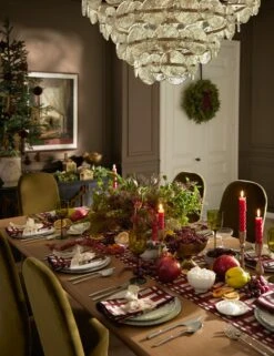 Musetta Table Linens -Home Decor Sale Lulu and Georgia 5 HolidayDiningAngle2 971 Site Crop Lifestyle fd906a1b ed99 4f80 9d48 9badadc30113