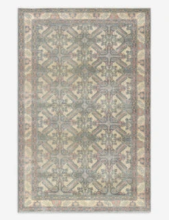 Vintage Turkish Hand-Knotted Wool Rug No. 422, 4'4" X 6'6"