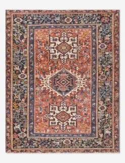 Vintage Turkish Hand-Knotted Wool Rug No. 412, 4'8" X 6'