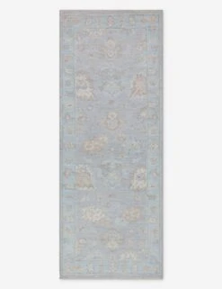 Vintage Turkish Hand-Knotted Wool Runner Rug No. 246, 3'1" X 7'9"