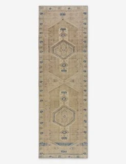 Vintage Turkish Hand-Knotted Wool Runner Rug No. 254, 3'3" X 10'3"