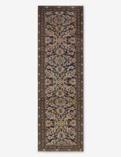 Vintage Turkish Hand-Knotted Wool Runner Rug No. 260, 2'10" X 9'3"