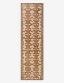 Vintage Turkish Hand-Knotted Wool Runner Rug No. 268, 2'6" X 8'7"