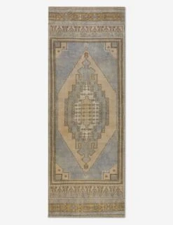 Vintage Turkish Hand-Knotted Wool Runner Rug No. 270, 3'2" X 8'6"