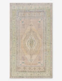 Vintage Turkish Hand-Knotted Wool Rug No. 416, 5'1" X 9'
