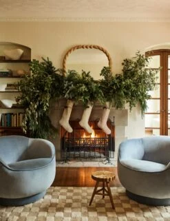 Lanie Linen Stocking By Sarah Sherman Samuel -Home Decor Sale Lulu and Georgia 6 Stockings 0242 Site Crop Lifestyle 0f6506e2 bf16 4570 97fa a6d3fe699182