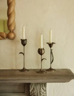 Olivia Floral Candlesticks (Set Of 3) By Sarah Sherman Samuel 16 Olivia Floral Candlesticks (Set Of 3) By Sarah Sherman Samuel -Home Decor Sale Lulu and Georgia 6c EVERGREENMantleShootarounds 0281 Site Crop Lifestyle