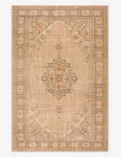 Vintage Turkish Hand-Knotted Wool Rug No. 414, 7' X 10'6"
