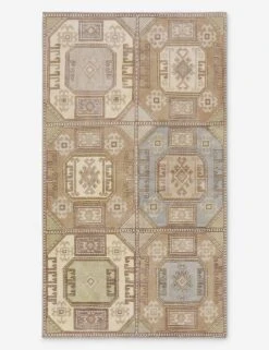Vintage Turkish Hand-Knotted Wool Rug No. 434, 4' X 7'