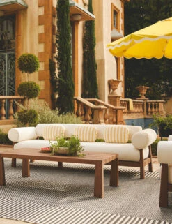 Sunday Indoor / Outdoor Pill Pillow -Home Decor Sale Lulu and Georgia 7 LivingRoomII 1232 Sunday Indoor Outdoor Woven Pill Pillow Site Crop Lifestyle