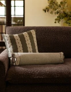 Lanie Linen Bolster Pillow By Sarah Sherman Samuel -Home Decor Sale Lulu and Georgia 8 PillowGallery 0084 6 Site Crop Lifestyle f5110356 8aa8 4986 8bf3 33787f42e5a4