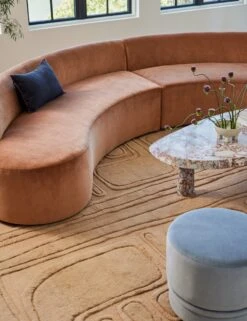 Bosa Hand-Knotted Wool Rug -Home Decor Sale Lulu and Georgia 9 Hero Sectional JME3085 LIFESTYLE