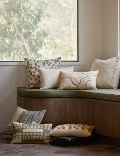 Striations Silk Pillow By Élan Byrd -Home Decor Sale Lulu and Georgia 9 PillowGallery SITE CROP LIFESTYLE 1