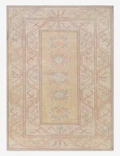Vintage Turkish Hand-Knotted Wool Rug No. 462, 6' 7" X 9' 1"