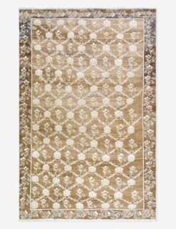 Vintage Turkish Hand-Knotted Wool Rug No. 463, 5' 9" X 9' 3"