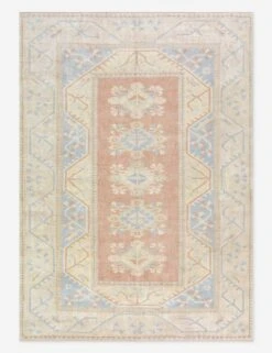 Vintage Turkish Hand-Knotted Wool Rug No. 467, 6' 4" X 9'