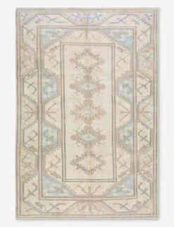 Vintage Turkish Hand-Knotted Wool Rug No. 469, 6' 5" X 9' 8"
