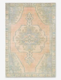 Vintage Turkish Hand-Knotted Wool Rug No. 471, 5' X 7' 5"