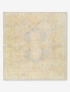 Vintage Turkish Hand-Knotted Wool Rug No. 472, 7' X 7'