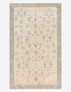 Vintage Turkish Hand-Knotted Wool Rug No. 484, 4' 4" X 7' 4"