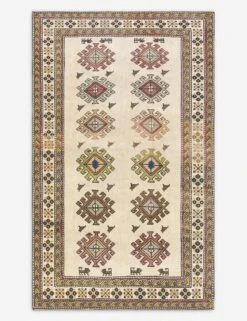 Vintage Turkish Hand-Knotted Wool Rug No. 485, 5' X 8' 3"