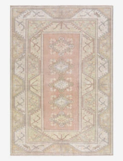 Vintage Turkish Hand-Knotted Wool Rug No. 486, 6' 5" X 9' 4"