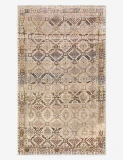 Vintage Turkish Hand-Knotted Wool Rug No. 505, 5' X 9'
