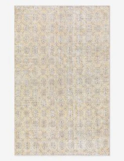 Vintage Turkish Hand-Knotted Wool Rug No. 506, 5' 5" X 8' 7"