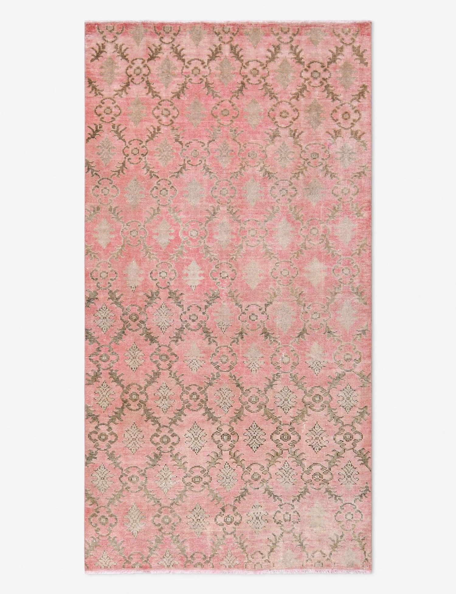 Vintage Turkish Hand-Knotted Wool Rug No. 509, 4' 5" X 8' 2" 3 Vintage Turkish Hand-Knotted Wool Rug No. 509, 4' 5" X 8' 2"