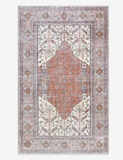 Vintage Turkish Hand-Knotted Wool Rug No. 512, 5' X 8'