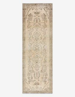 Vintage Turkish Hand-Knotted Wool Rug No. 514, 3' X 9' 2"