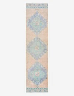 Vintage Turkish Hand-Knotted Wool Runner Rug No. 278, 3' X 12'