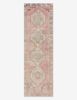 Vintage Turkish Hand-Knotted Wool Runner Rug No. 280, 3' X 10'