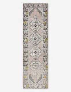 Vintage Turkish Hand-Knotted Wool Runner Rug No. 282, 2' 10" X 9' 8"