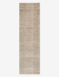 Vintage Turkish Hand-Knotted Wool Runner Rug No. 285, 3' X 10' 1"