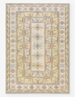 Vintage Turkish Hand-Knotted Wool Rug No. 517, 6' 7" X 9' 4"