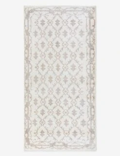 Vintage Turkish Hand-Knotted Wool Rug No. 518, 3' 2" X 6' 5"
