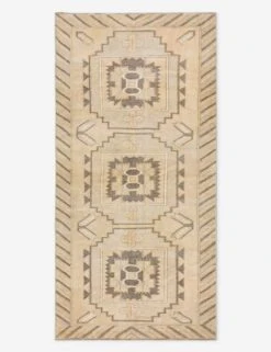 Vintage Turkish Hand-Knotted Wool Runner Rug No. 287, 2' 4" X 6' 5"
