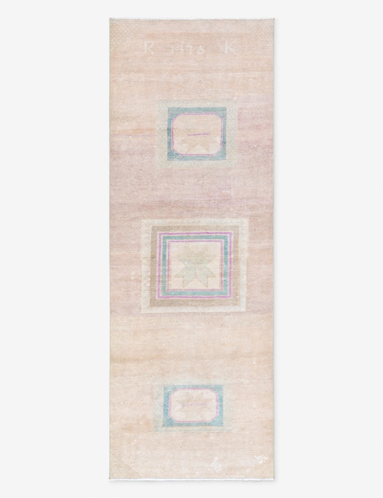 Vintage Turkish Hand-Knotted Wool Runner Rug No. 288, 3' X 8' 5" 3 Vintage Turkish Hand-Knotted Wool Runner Rug No. 288, 3' X 8' 5"